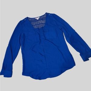 Candie's Vibrant Blue Blouse large